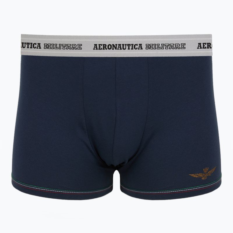 Pánske boxerky Aeronautica Militare AM1UBX004 2 pack navy 2
