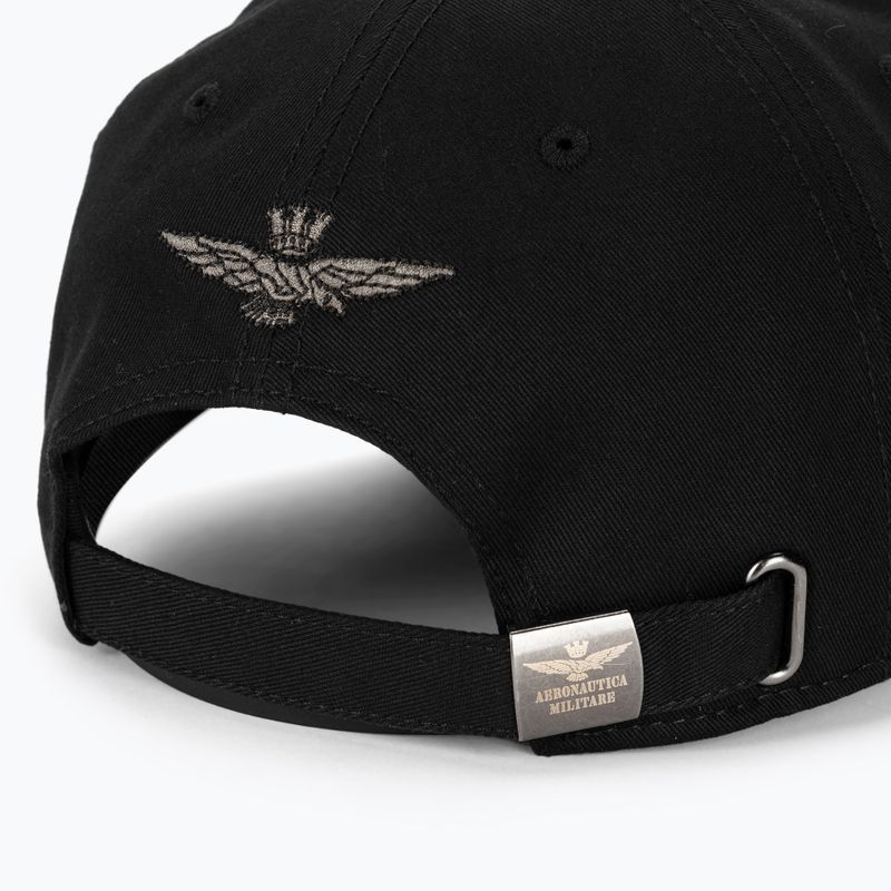 Šiltovka pánska Aeronautica Militare Basic With Metal Eagle jet black 5