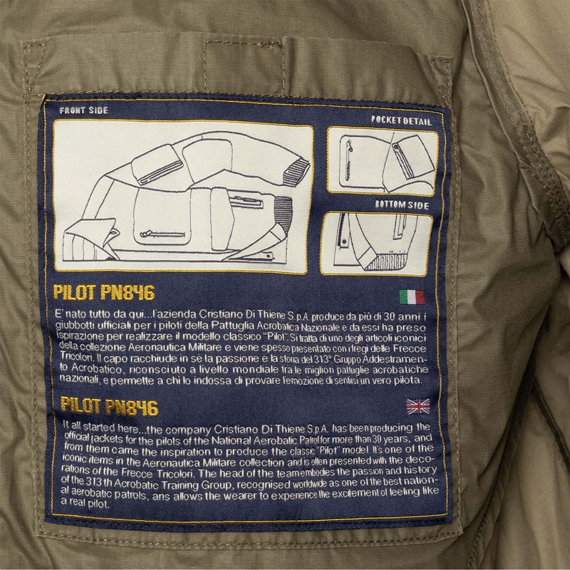 Pánska bunda Aeronautica Militare Heritage green 12