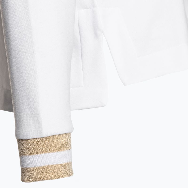 Dámska mikina Aeronautica Militare Lady V-Neck bianco ottico 4