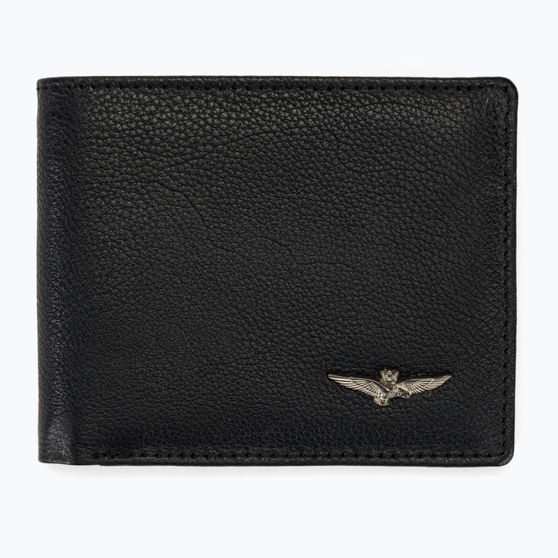 Peňaženka męski Aeronautica Militare Leather With Turreted Eagle black 2