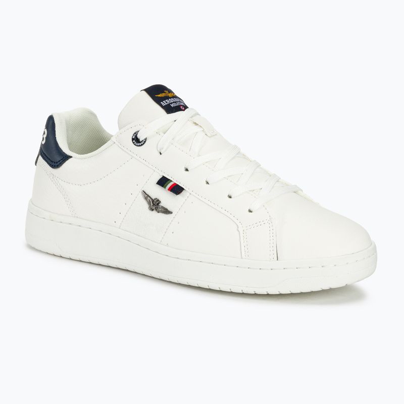 Pánska obuv Aeronautica Militare Eco Leather With Eagle off white