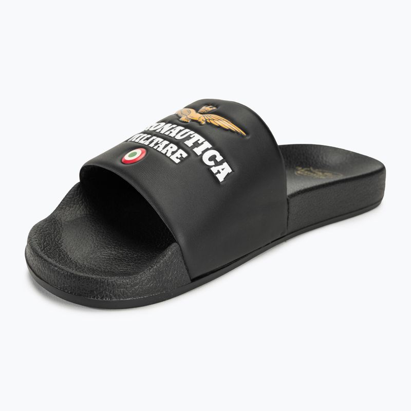 Pánske šľapky Aeronautica Militare Beach jet black 6