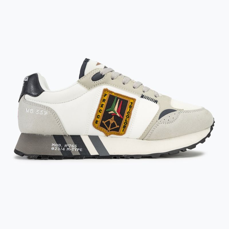 Pánska obuv Aeronautica Militare Frecce Tricolori off white 2
