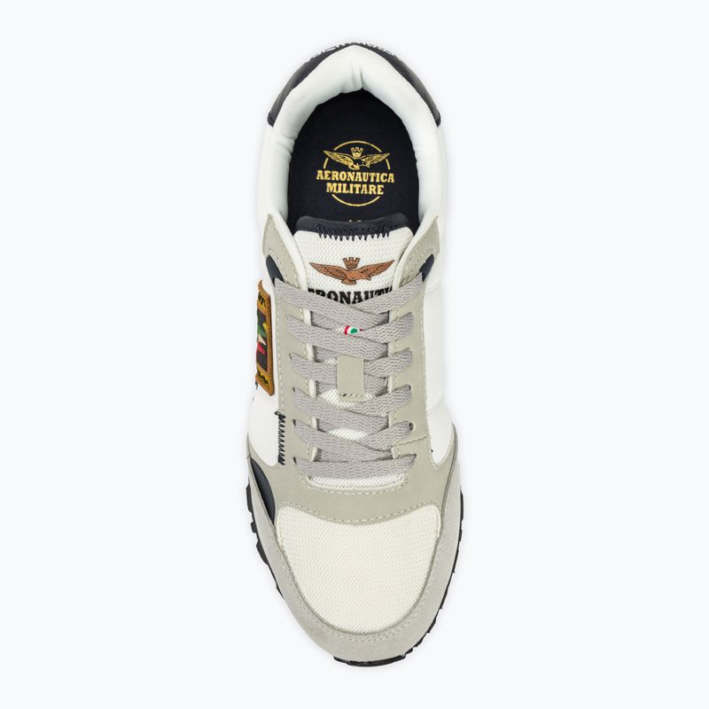 Pánska obuv Aeronautica Militare Frecce Tricolori off white 5