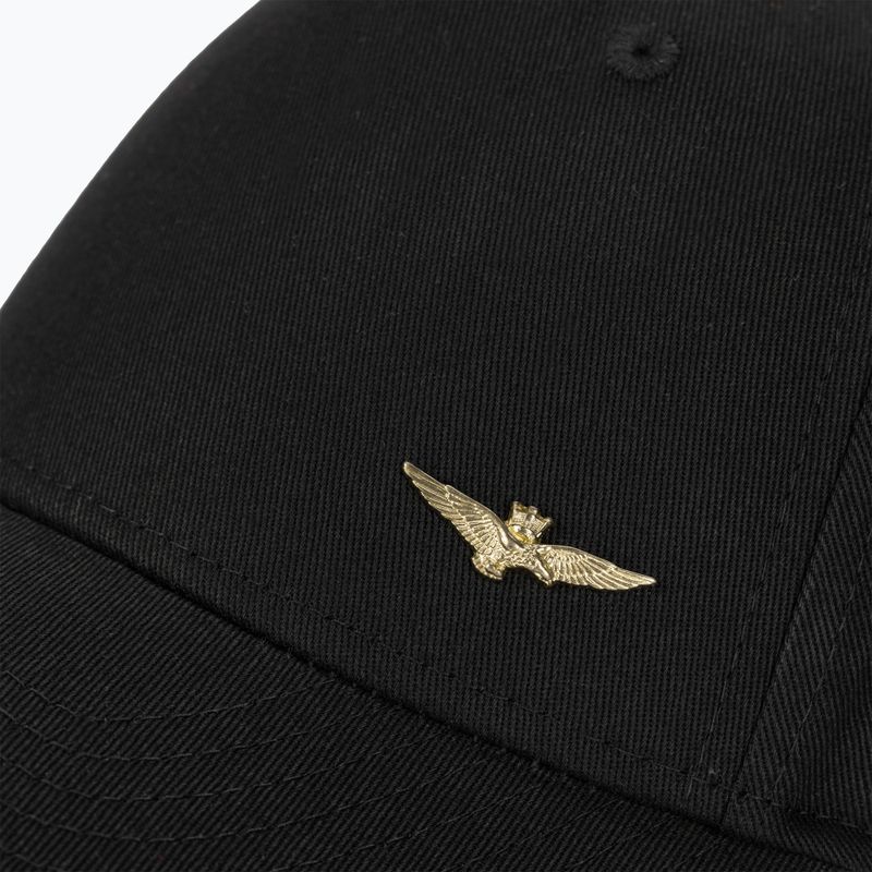 Šiltovka pánska Aeronautica Militare Basic With Metal Eagle jet black 3