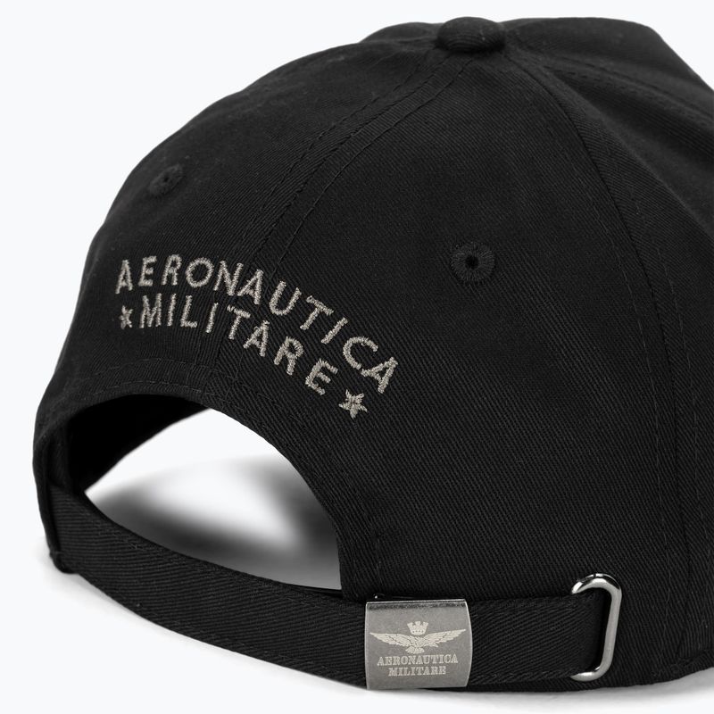 Šiltovka pánska Aeronautica Militare Basic With Metal Eagle jet black 4