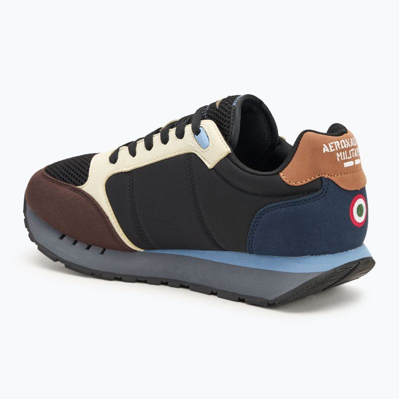 Pánske topánky Aeronautica Militare SC292CT3331 blue/light brown/black 3