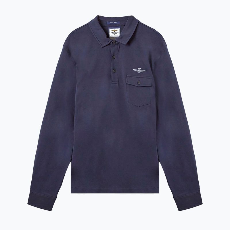 Pánske tričko Longsleeve Aeronautica Militare Urban dark blue