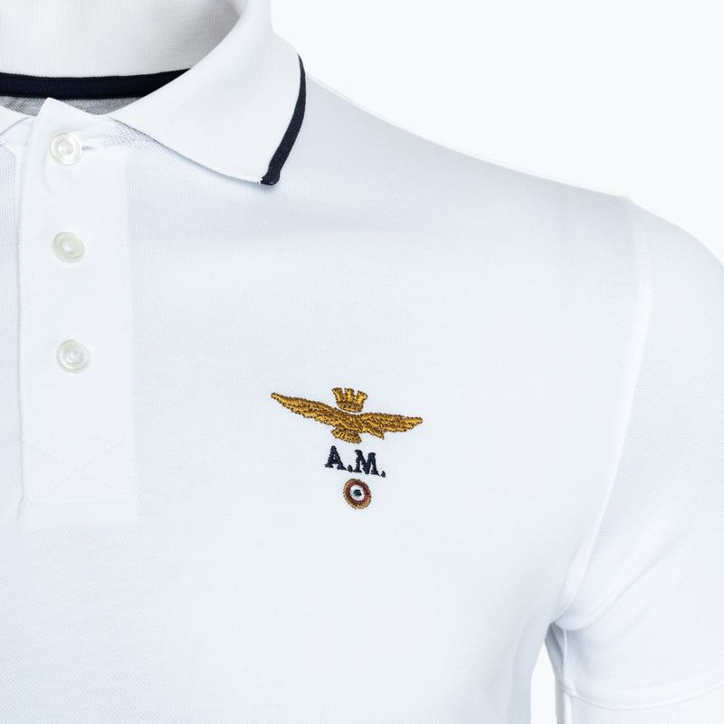 Pánska polokošeľa  Aeronautica Militare Essential off white 3