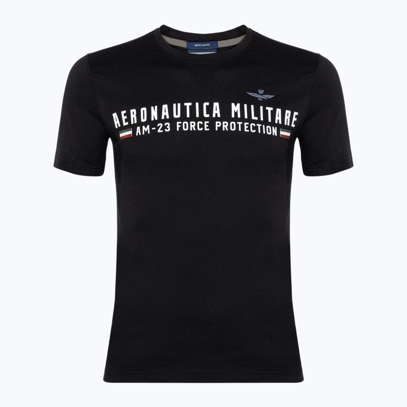 Pánske tričko Aeronautica Militare Heritage jet black