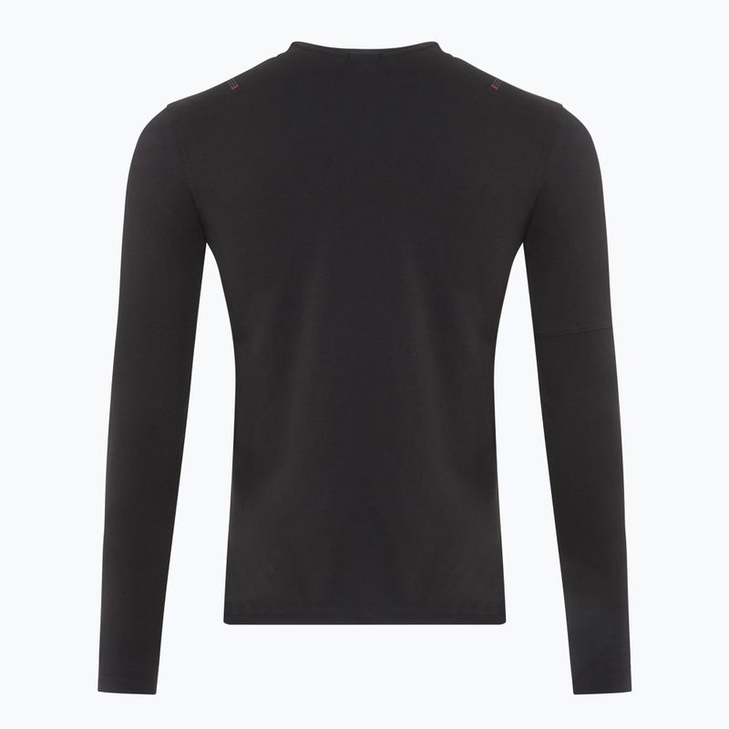 Pánske tričko Longsleeve Aeronautica Militare Flying Team jet black 2