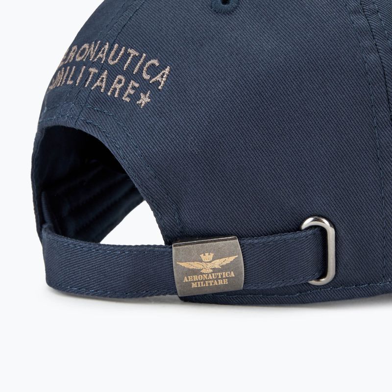 Šiltovka pánska Aeronautica Militare Cotton With Logo blue navy 4