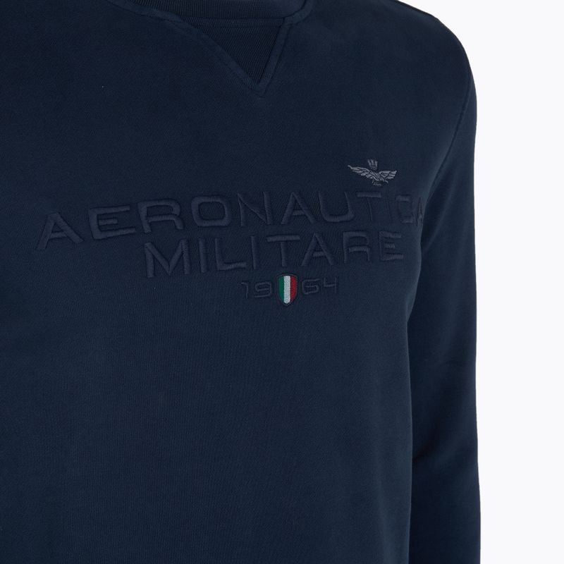 Pánska mikina Aeronautica Militare 251FE1985F539 blu navy washed 3