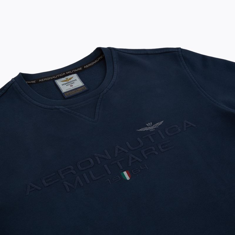 Pánska mikina Aeronautica Militare 251FE1985F539 blu navy washed 4