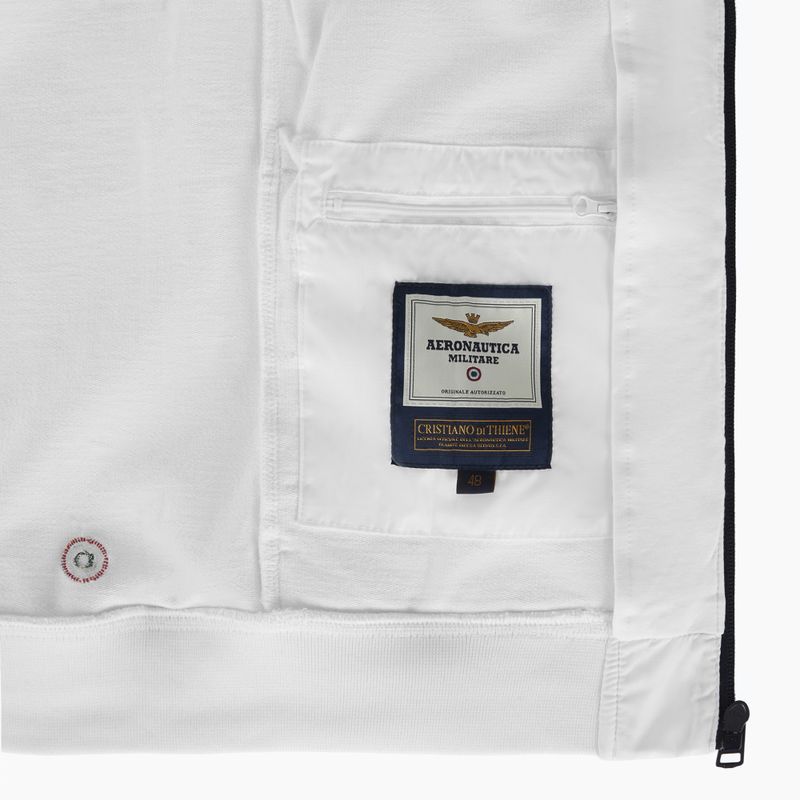 Pánska mikina Aeronautica Militare 251AF500F459 Cappucio off white 5