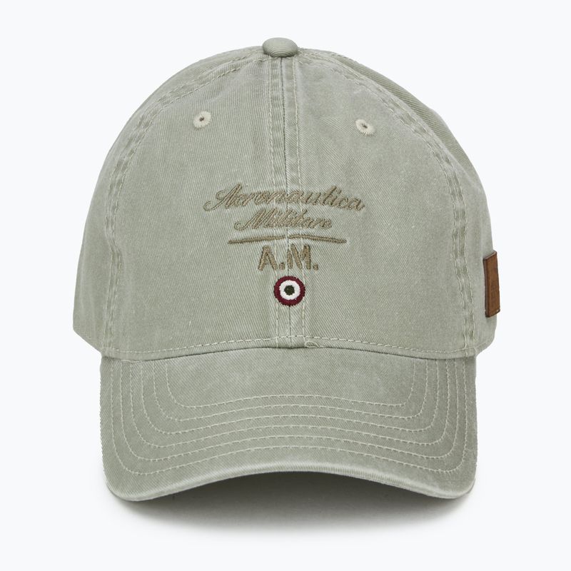 Pánska šiltovka Aeronautica Militare 251HA1204CT2476 stone beige washed 2