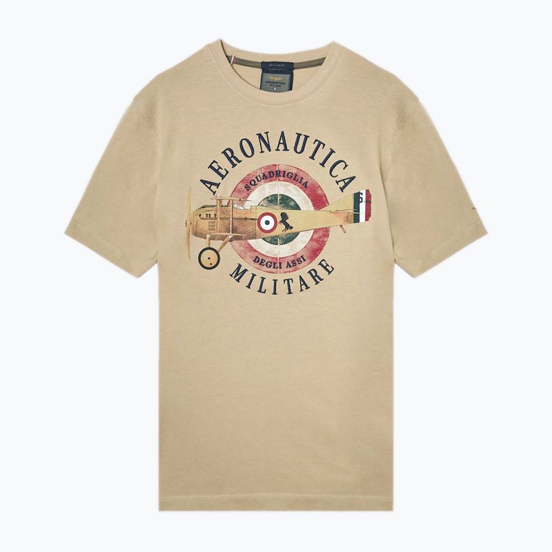 Pánske tričko Aeronautica Militare Squadriglia degli Assi antilopa beige