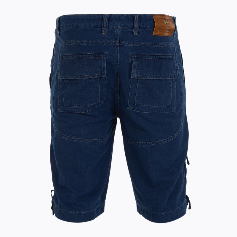 Pánske šortky Aeronautica Militare 251BE252CT3507 indigo 2