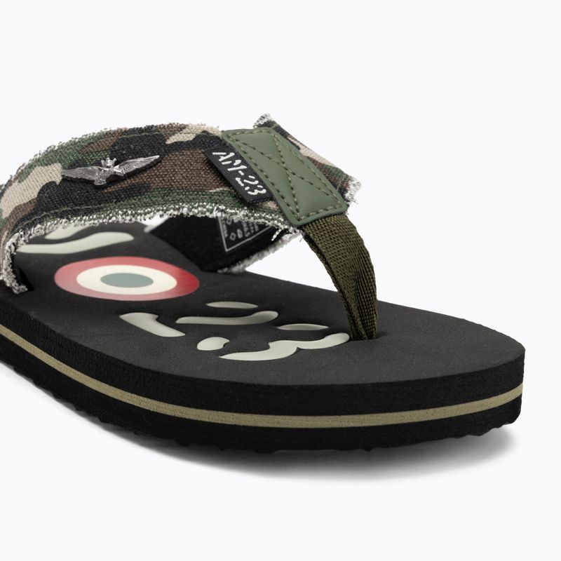 Pánske žabky Aeronautica Militare 251SC310CT3593 camouflage green 7