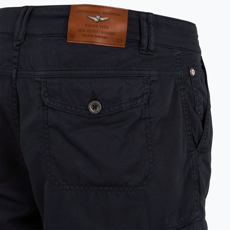 Pánske šortky Aeronautica Militare 251BE259CT3526 blu navy washed 4