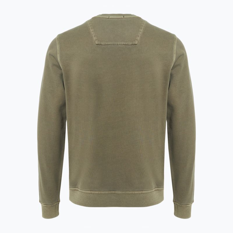 Pánska mikina Aeronautica Militare Girocollo military olive washed 2