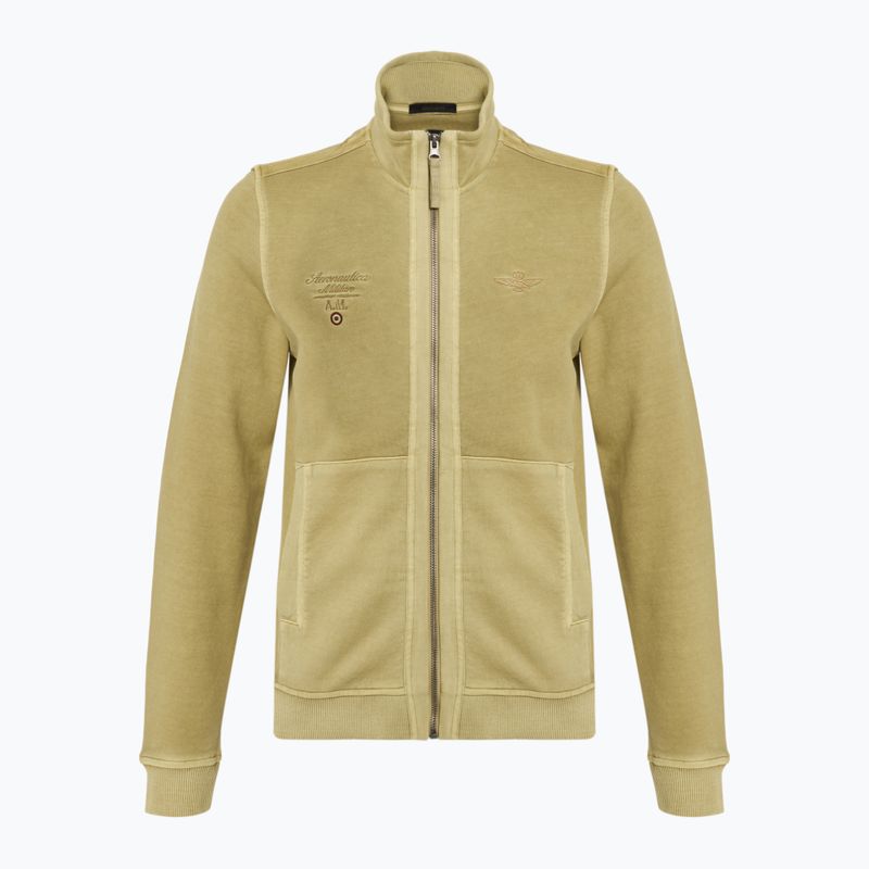 Pánska mikina Aeronautica Militare 251FE1992F583 antelope beige washed