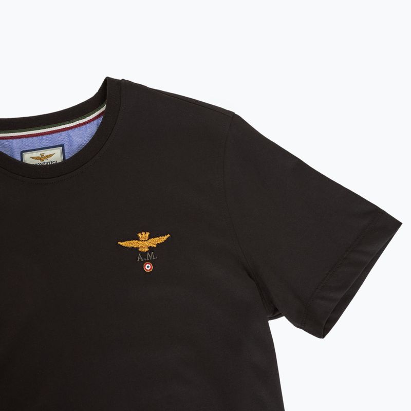 Pánske tričko Aeronautica Militare Essential jet black 3