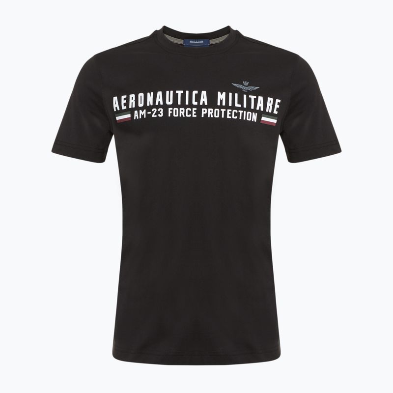 Pánske tričko Aeronautica Militare Heritage jet black