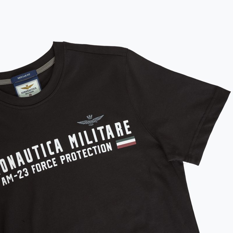 Pánske tričko Aeronautica Militare Heritage jet black 3