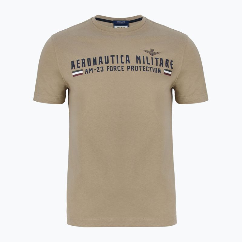 Pánske tričko Aeronautica Militare Heritage dune beige