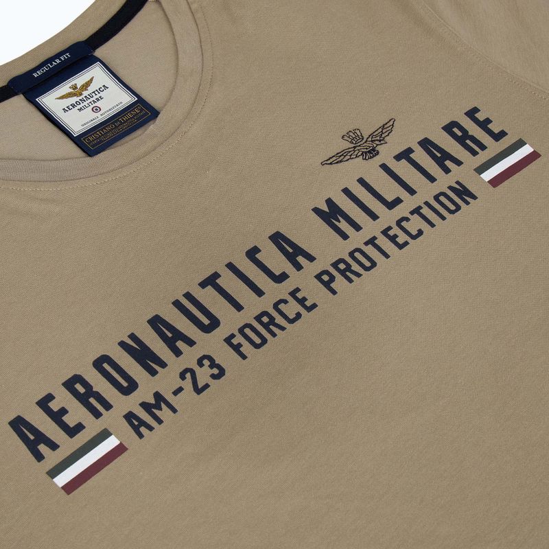 Pánske tričko Aeronautica Militare Heritage dune beige 3