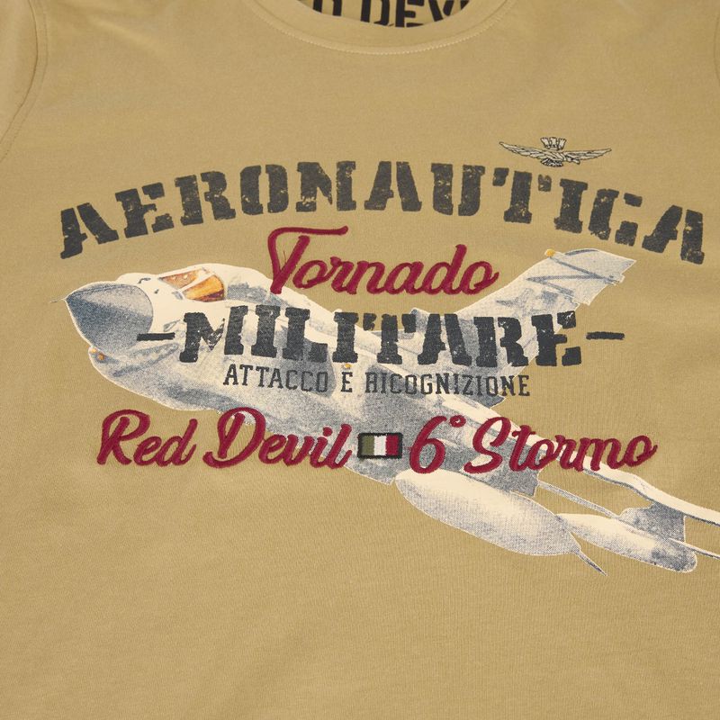 Pánske tričko Aeronautica Militare Tornado antilopa béžová 4