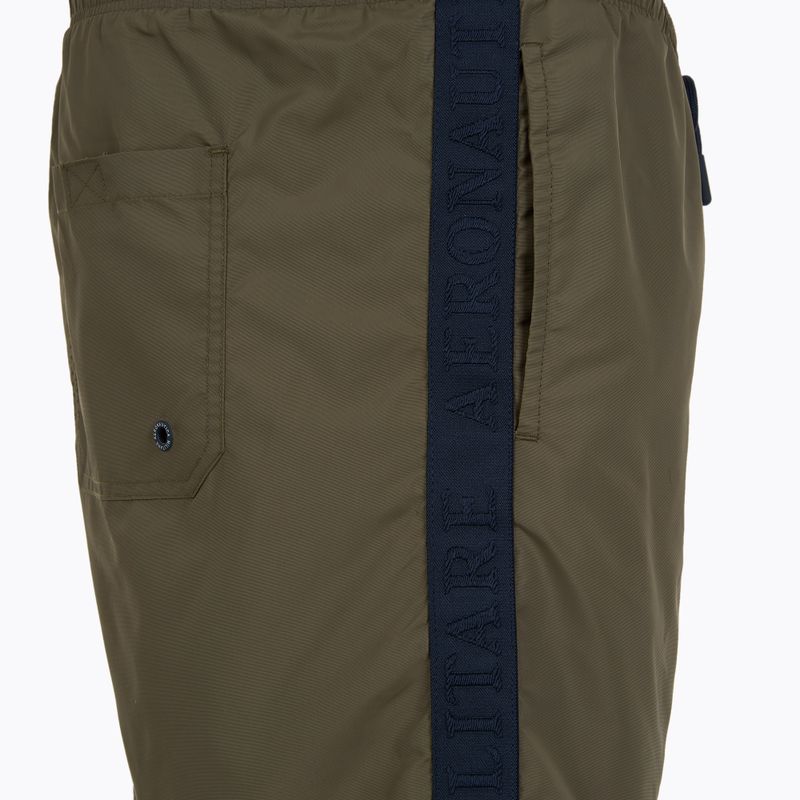 Pánske plavecké šortky Aeronautica Militare 251BW225CT3539 millitary olive 4