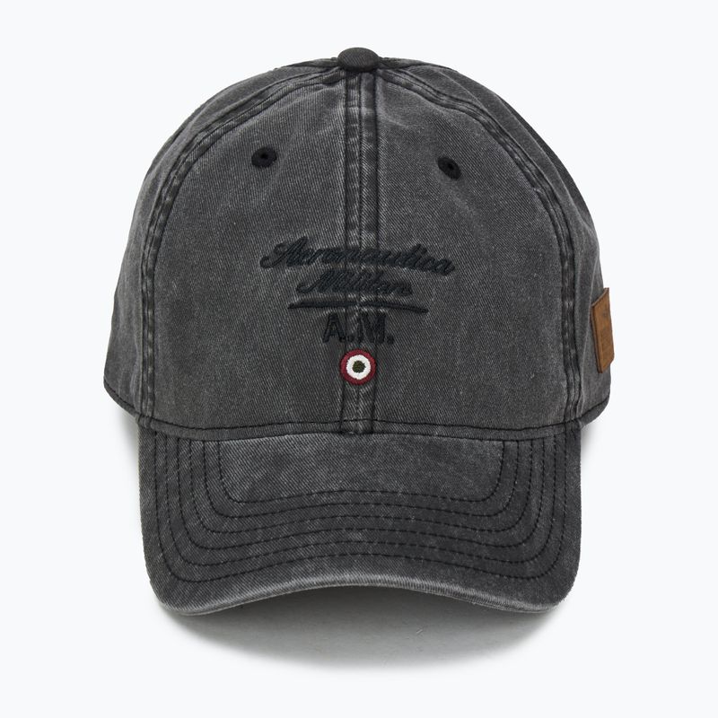 Pánska šiltovka Aeronautica Militare 251HA1204CT2476 black washed 2