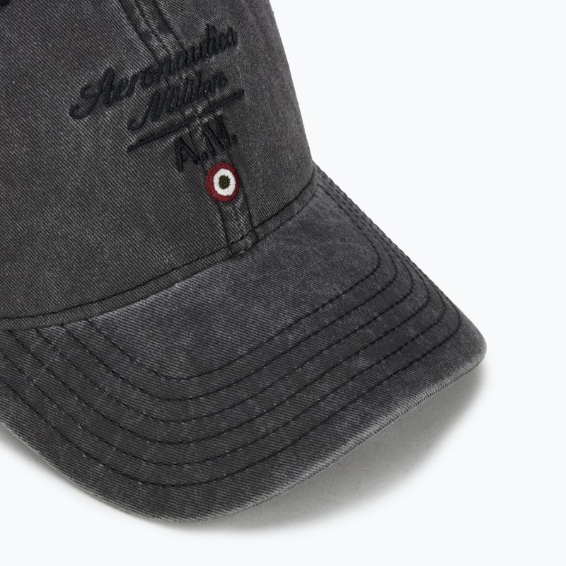 Pánska šiltovka Aeronautica Militare 251HA1204CT2476 black washed 3