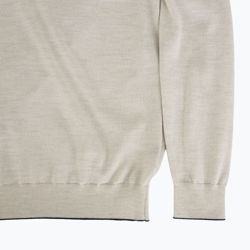 Pánsky sveter Aeronautica Militare 1/2 Zip stone melange 3