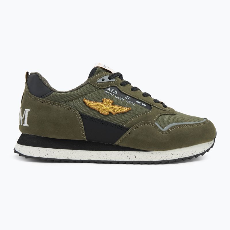 Pánske topánky Aeronautica Militare 252SC0288UCT03545 dark green 2