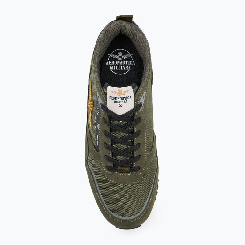 Pánske topánky Aeronautica Militare 252SC0288UCT03545 dark green 5