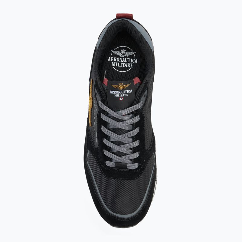 Pánske topánky Aeronautica Militare 252SC0288UCT03545 jet black 5