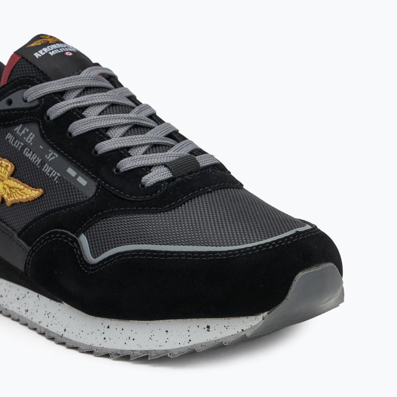 Pánske topánky Aeronautica Militare 252SC0288UCT03545 jet black 7