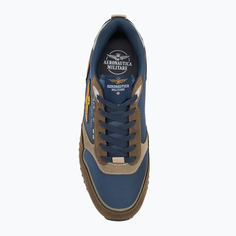 Pánske topánky Aeronautica Militare 252SC0288UCT03545 navy blue/brown 5