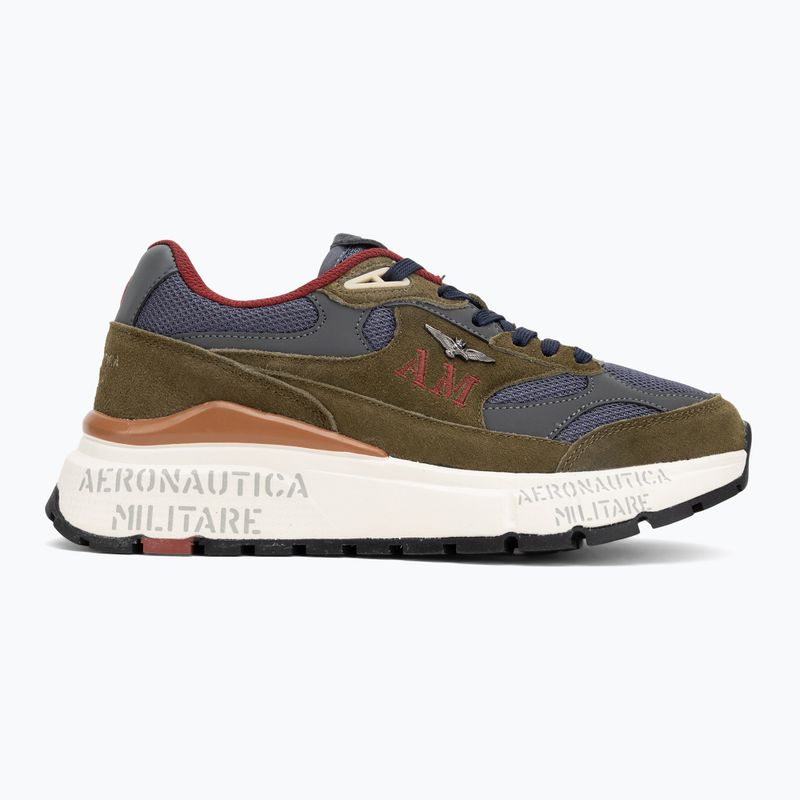 Pánske topánky Topánky Aeronautica Militare 252SC0318UCT04248 military green/navy blue 2