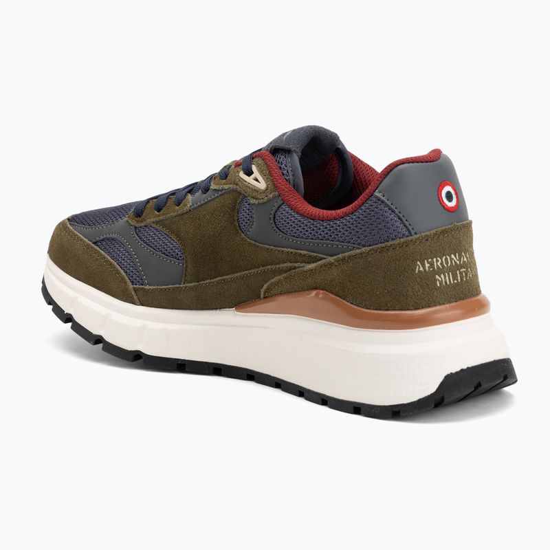 Pánske topánky Topánky Aeronautica Militare 252SC0318UCT04248 military green/navy blue 3