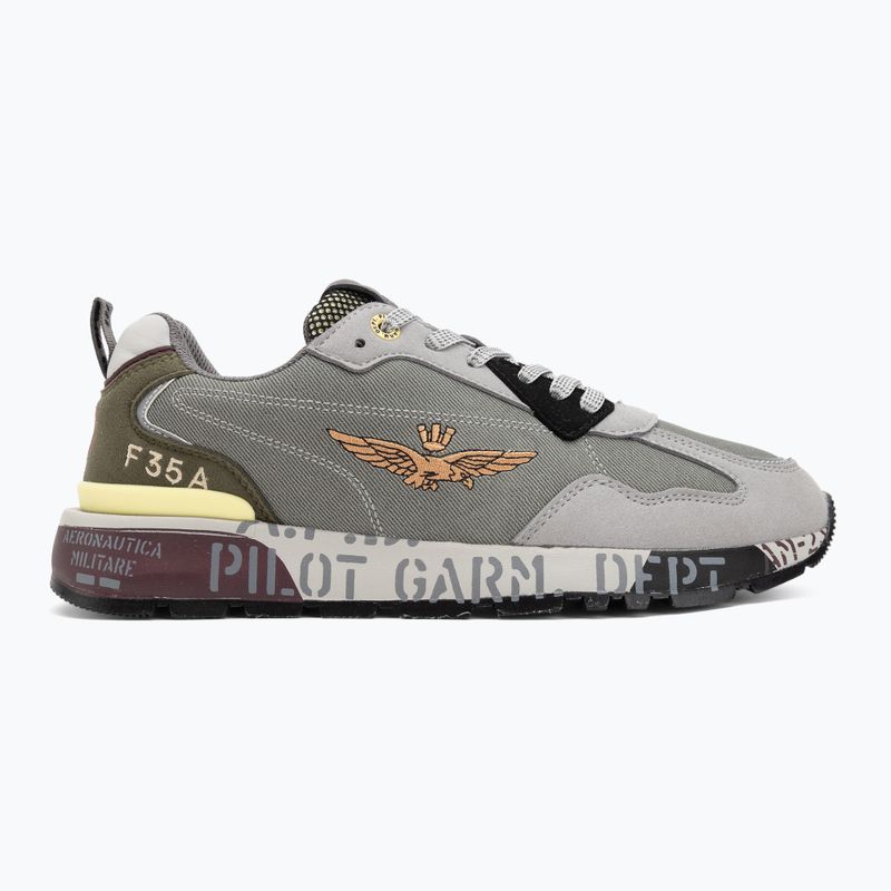 Pánske topánky Aeronautica Militare 252SC0276UCT03380 multicolor grey/green 2