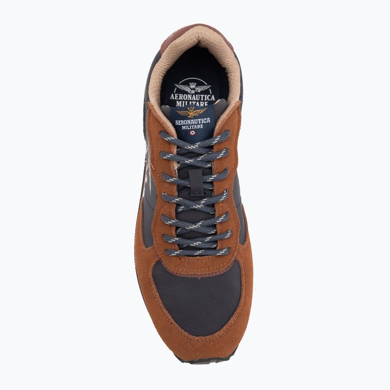 Pánske topánky Aeronautica Militare 252SC0320UPL00313 navy blue/brown 5