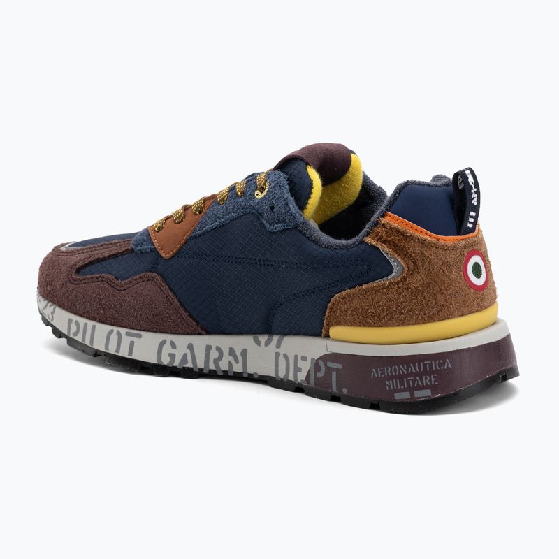 Pánske topánky Aeronautica Militare 252SC0276UCT03546 multicolor blue navy/burnt/wine 3