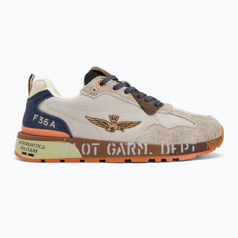 Pánske topánky Aeronautica Militare 252SC0276UCT03546 multicolor beige/navy blue 2
