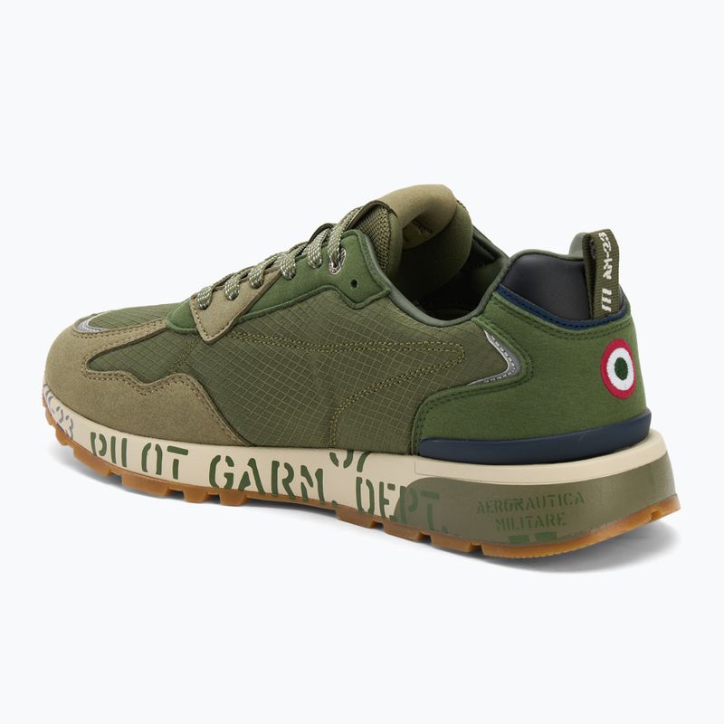 Pánske topánky Aeronautica Militare 252SC0276UCT04249 military green 3