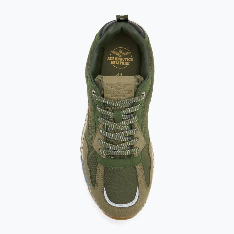 Pánske topánky Aeronautica Militare 252SC0276UCT04249 military green 5